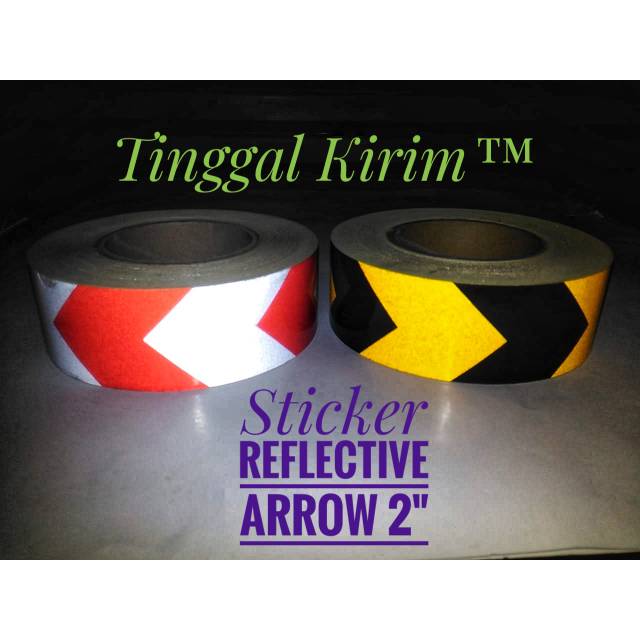 

Sticker Reflective Arrow 2" / Stiker Mantul Panah 2 inci