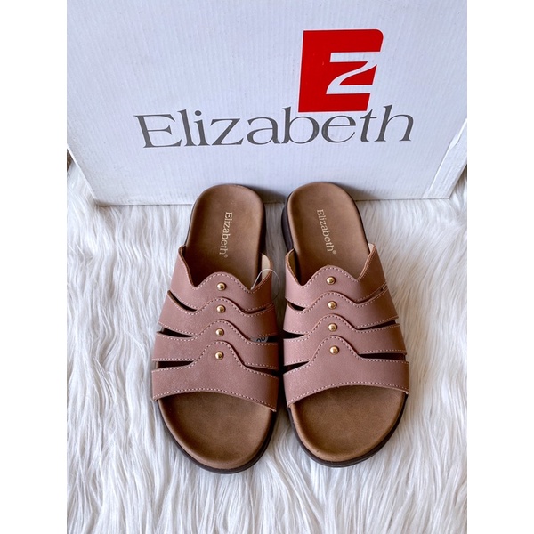 PSPGN.CO | SANDAL WANITA FLAT SLIDE ORIGINAL BRANDED ELIZABETH IN SALEEM SUPER SALE STOCK MALL ONLY 