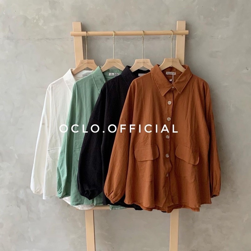 Zhenika Shirt Ori by Oclo.official ( Ready langsung kirim dari store)