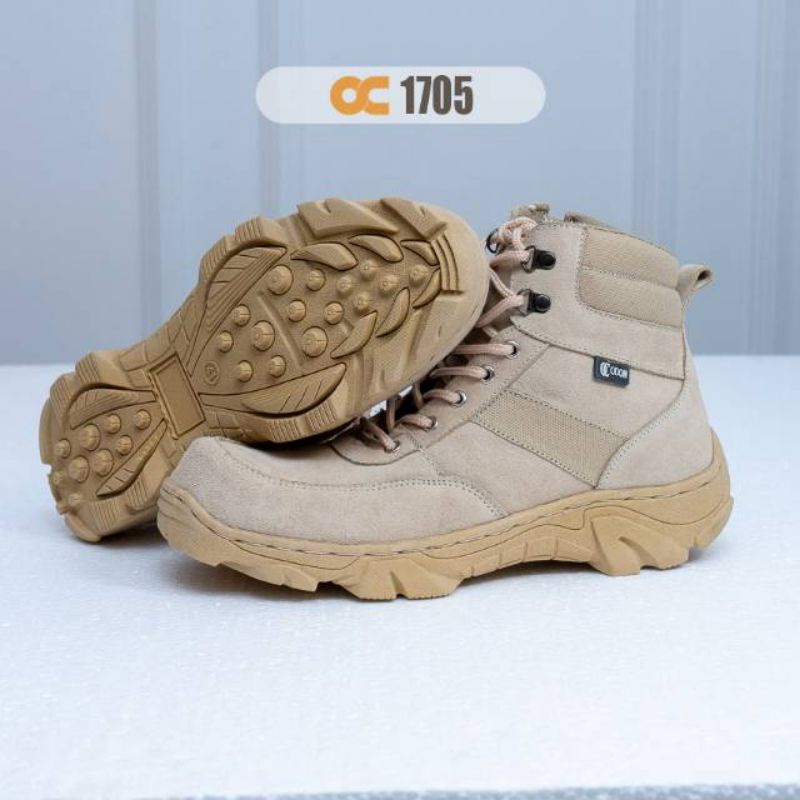 SEPATU BOOT KULIT MODEL DELTA OC-1705