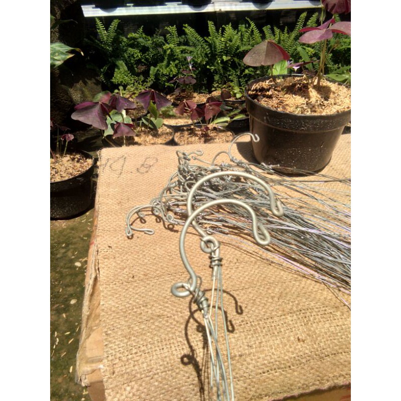 Murah.....Gantungan pot besi, gantungan, pot, anggrek, pot serabut kelapa