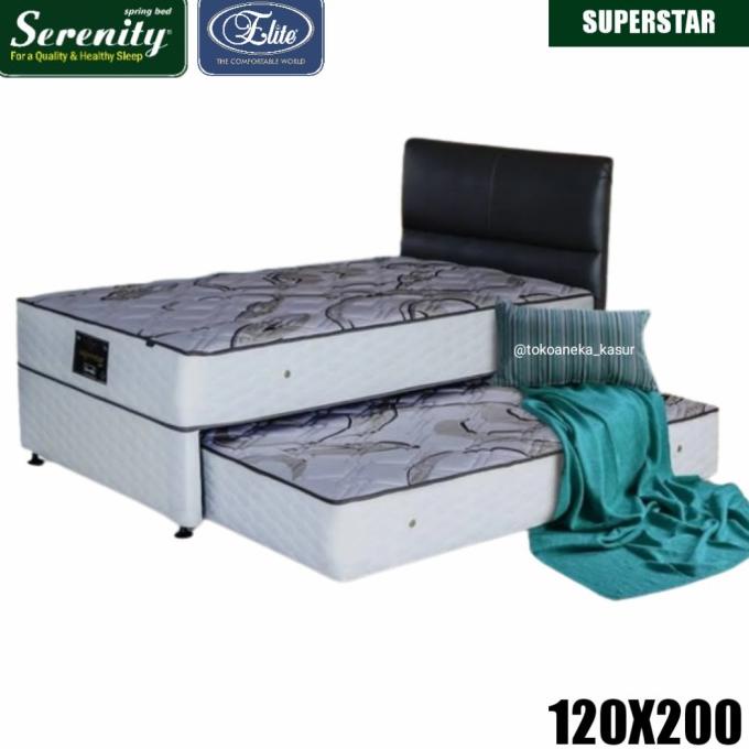 :<:<:<:<] springbed set 2 in 1 merk elite serenity 120x200