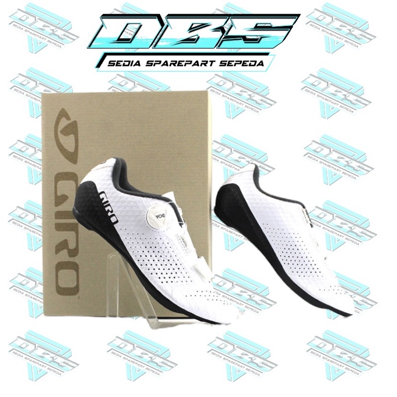 SEPATU GIRO CADET WHITE BLANC SHOES GIRO MTB AND ROAD CLEAT SHOE