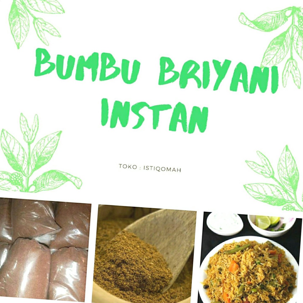 Bumbu Nasi Briyani Instan + Samin untuk 2 liter