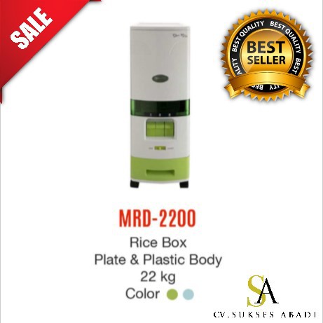 Maspion MRD 2200 FB 22 Kg Rice Box Penyimpan Tempat Beras Maspion Termurah Surabaya