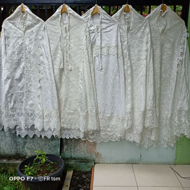 Mukena prada Putih Bw