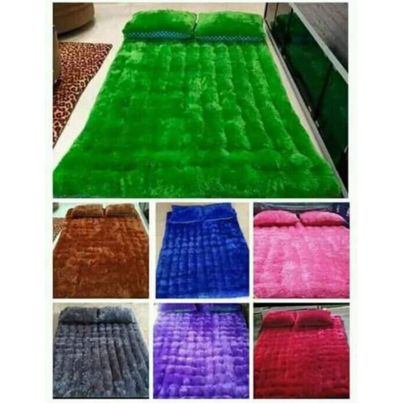 Promo Kasur Menul - KASUR KARPET BULU RAFSUR TEBAL 8cm (FREE 2 BANTAL)