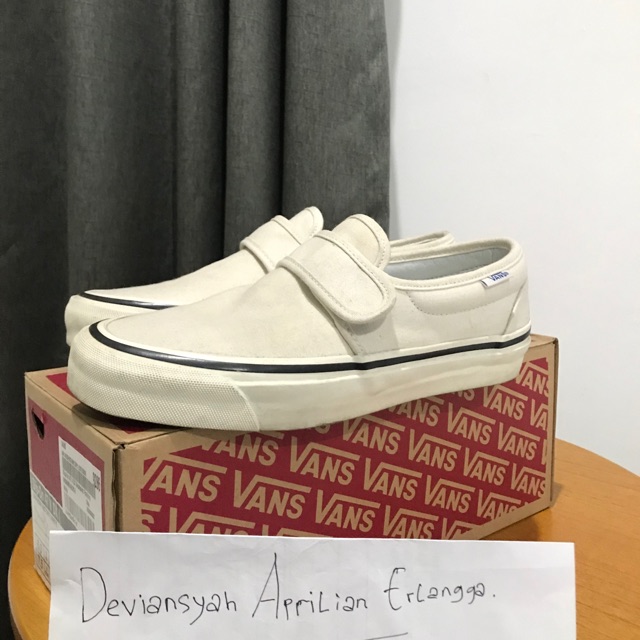 Vans slip on 47 dx anaheim factory white size us 6 / 38