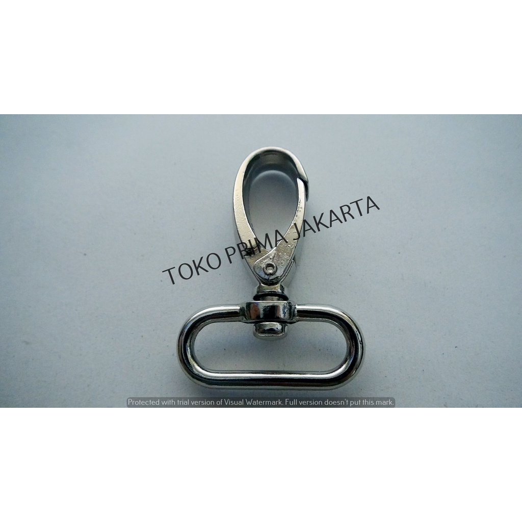 

AKSESORIS CANTELAN GANTUNGAN KOKOT KAITAN METAL BAG HOOK PENGAIT BESI 212-30 MM NKL