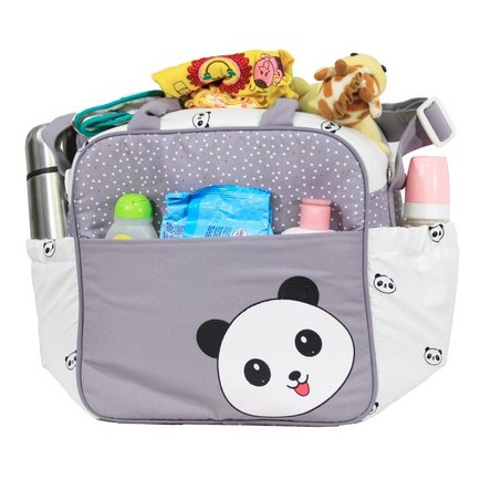 OMILAND Tas Bayi Travel Panda Series Kecil / Medium / Besar Perlengkapan Newborn * Kado Kelahiran