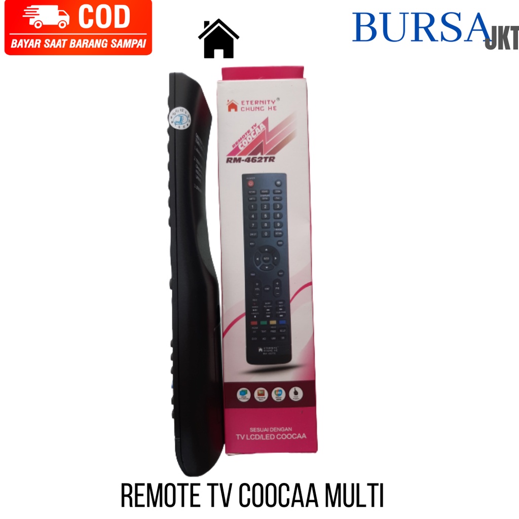 REMOTE COOCAA TV LED MULTI COOCAA 462 HITAM PANJANG DUS