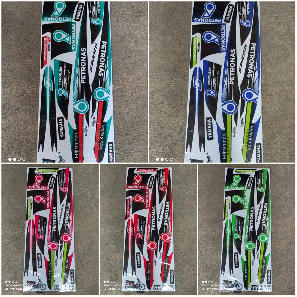 STRIPING STICKER VEGA RR VEGA ZR PETRONAS