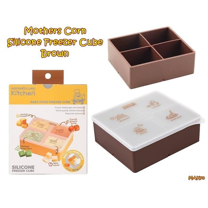 Mothers Corn Silicone Freezer Cube Brown