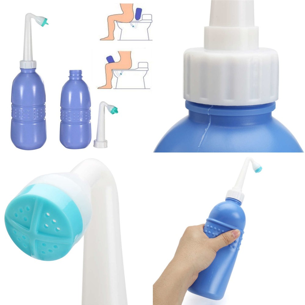 Semprotan Cebok Toilet Portable Travel Bidet Sprayer Semprot Air Spray 450ML - Shower Pencet Portabe