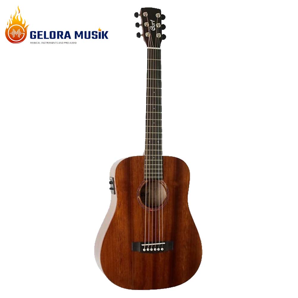 Gitar Akustik Elektrik Cort AD-MINI-ME-OP W/Bag