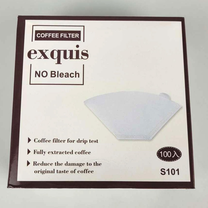 Exquis Kertas Filter Saringan Kopi V60 Drip Infuser 1 - 2 Serve 100 PCS - S101 - White