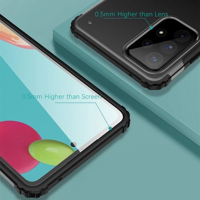 SAMSUNG GALAXY M14 A54 A34 A24 A14 5G 4G A33 A53 A73 5G A23 4G 5G A22 4G / A32 5G / A52 / A52s 5G / A72 SOFT CASE FROSTED TRITONE SERIES ORIGINAL