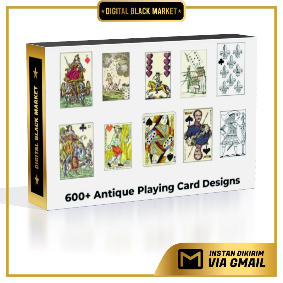 Antique Playing Card Designs - Vector Designs