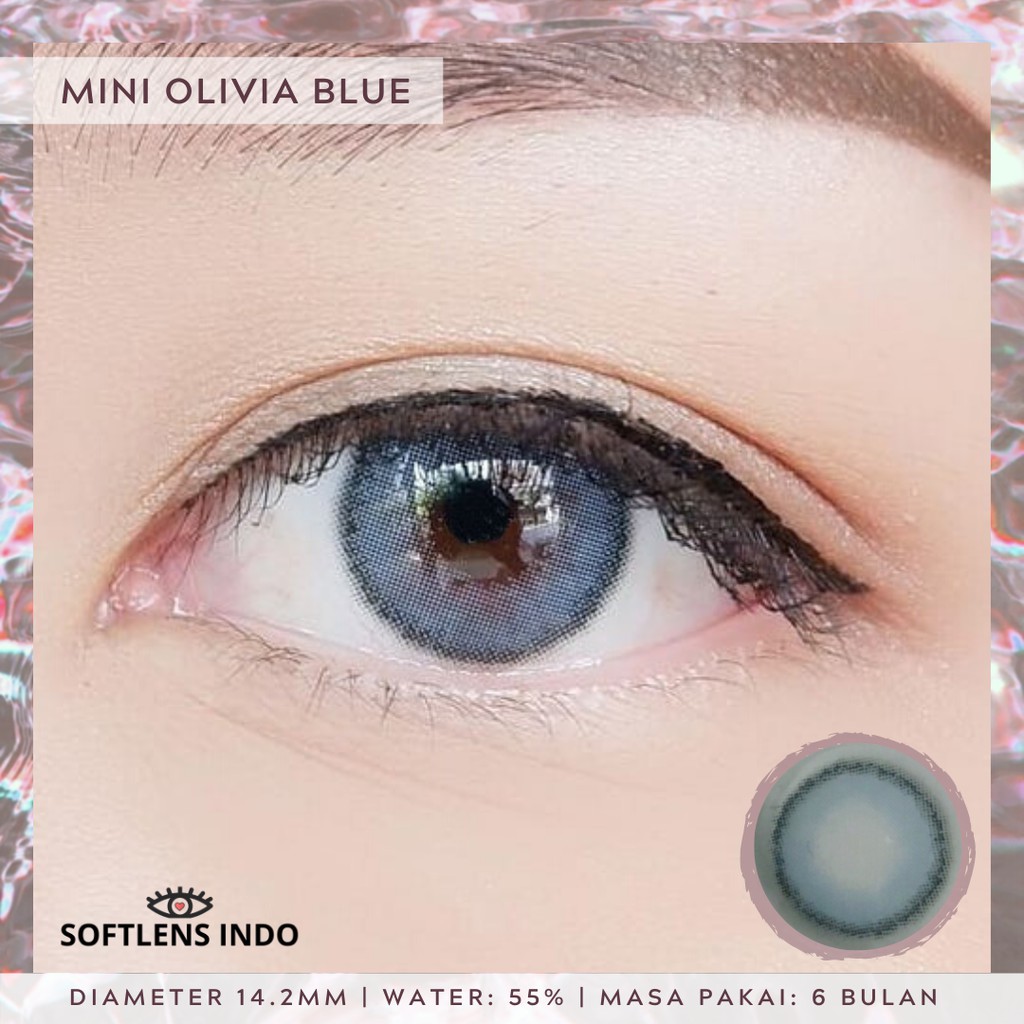

Softlens kitty kawaii mini olivia blue/ biru