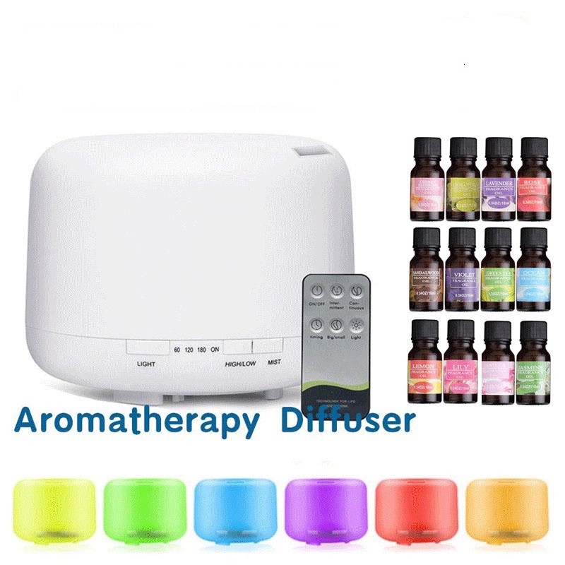 HUMIDIFIER AIR AROMA DIFFUSER 500 ML.PENGHARUM RUANGAN