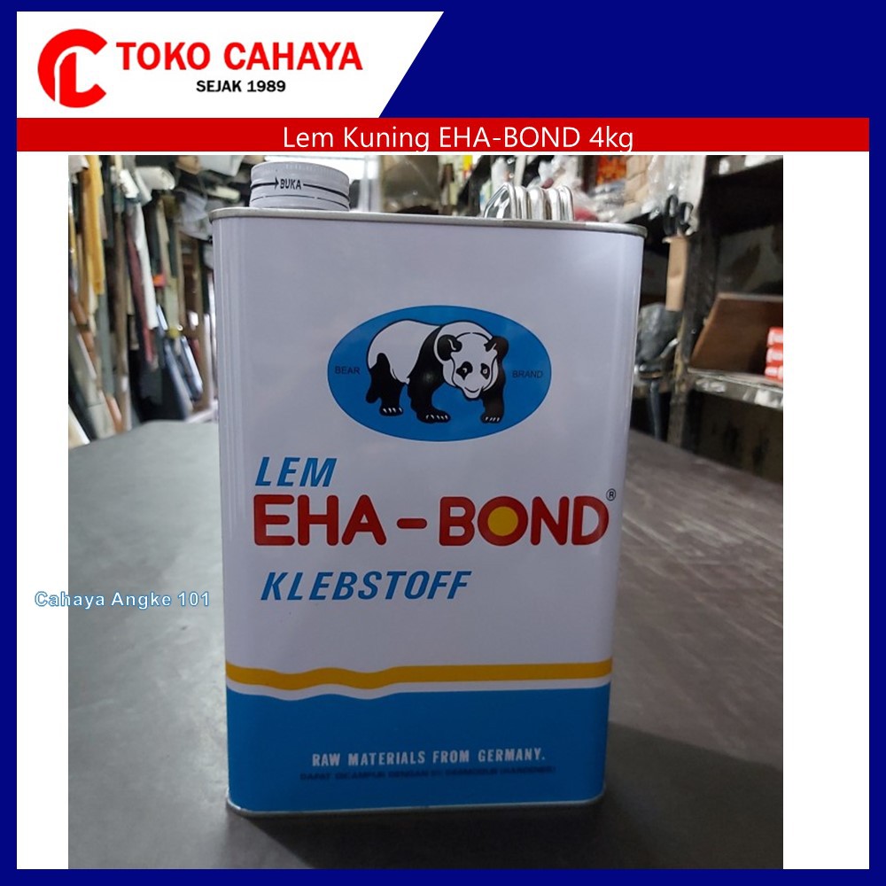 

Lem Kuning Eha Bond Galon Utk Kulit Busa HPL Vinyl