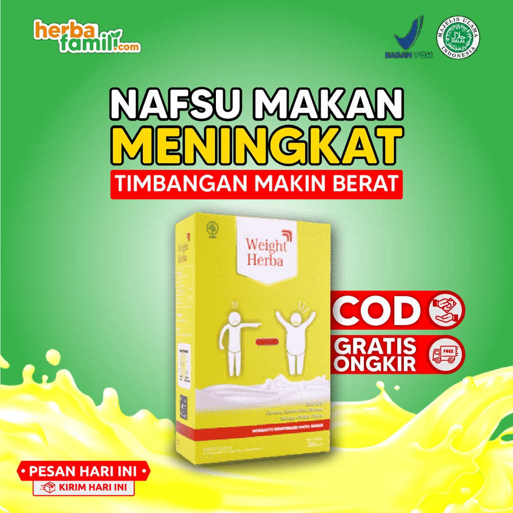 

Weight Herba Susu Kambing Etawa Bubuk Penggemuk Berat Badan Penambah Nafsu Makan Dewasa Isi 200 gr