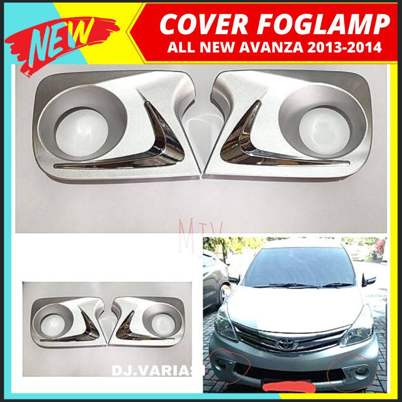 COVER RING FOGLAMP ALL NEW AVANZA XENIA 2012 - 2013