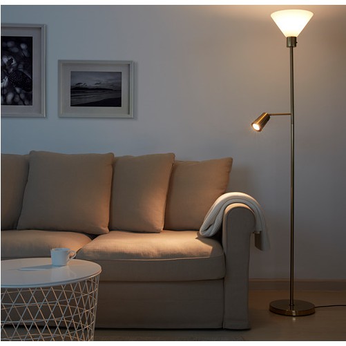 Lampu lantai sorot atas/lampu baca- warna kuniingan/kaca FLUGBO