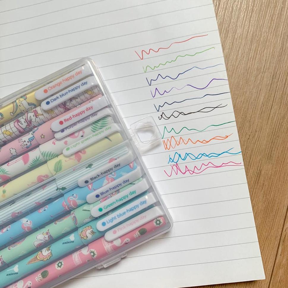 

⚡️HARGA GROSIR⚡️ PEN MARBEL FLAMINGO UNICORN PULPEN KARAKTER UNICORN FLAMINGO WARNA WARNI ISI 10 PCS 