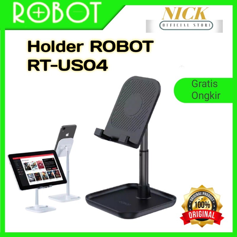Universal Stand Holder ROBOT RT-US04 Tablet iPad iPhone Android Adjustable Stand Holder Original