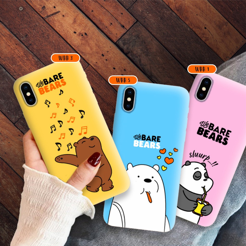 We Bare Bears printing case iphone samsung oppo vivo asus all type