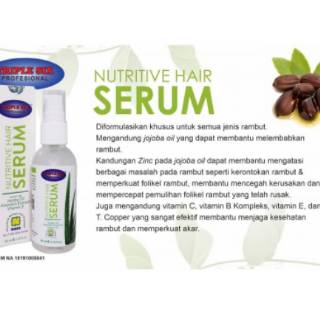 Nutrieve Hair Serum Triple Six Nasa Serum Penghitam Rambut  