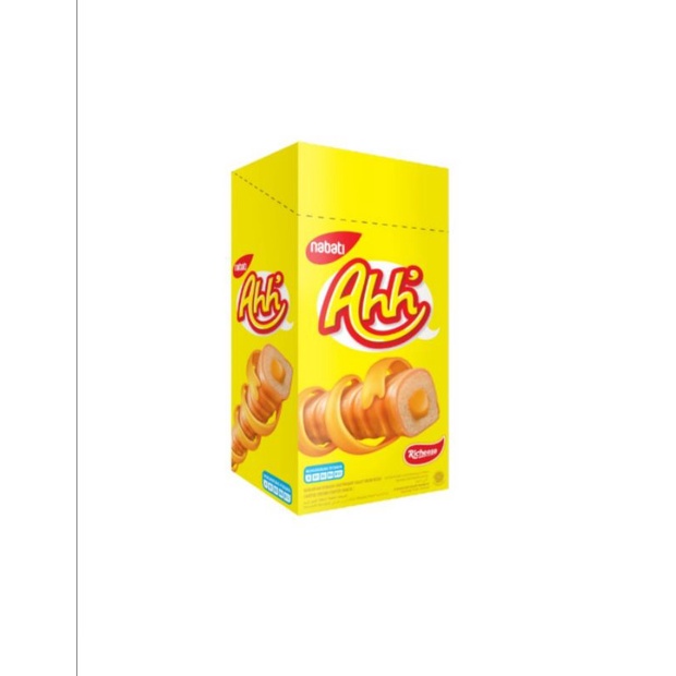 PROMO Richeese AHH Biskuit Roll Keju @15g (1box=10pcs)