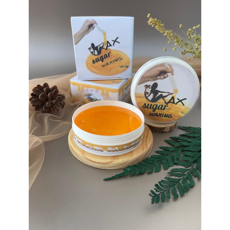 MAX SUGAR WAXING 100gr / PENCABUT BULU / WAXING MURAH / WAXING ALAMI + BONUS KERTAS DAN SPATULA