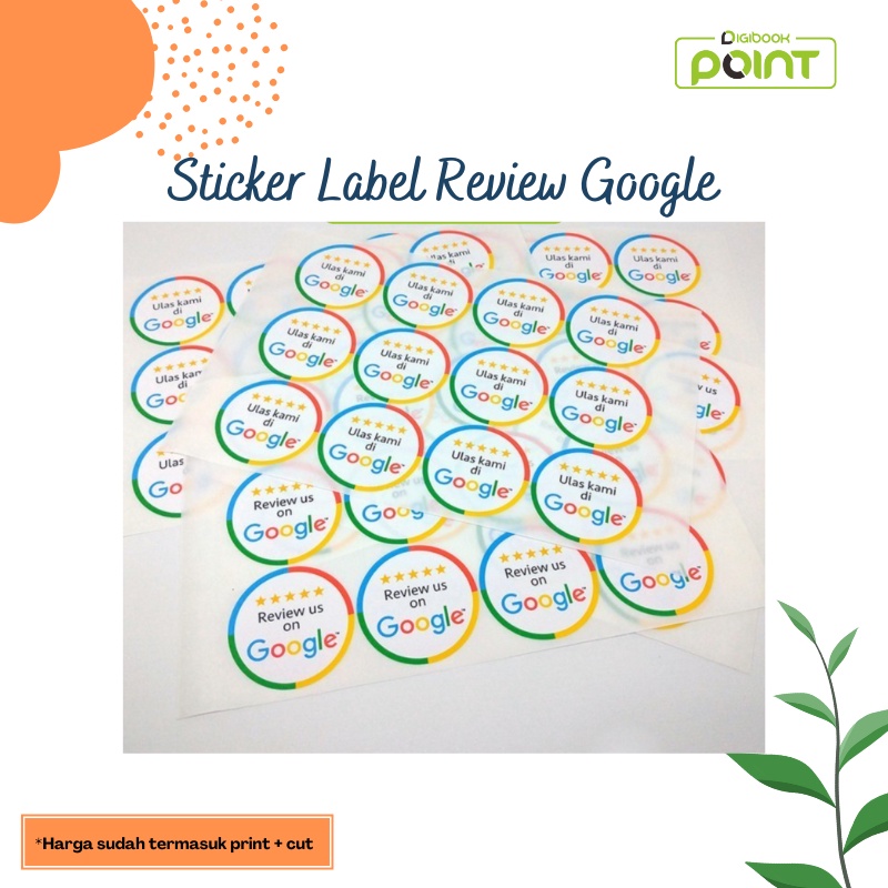 

Stiker Label Please Review My Business - Stiker Chromo