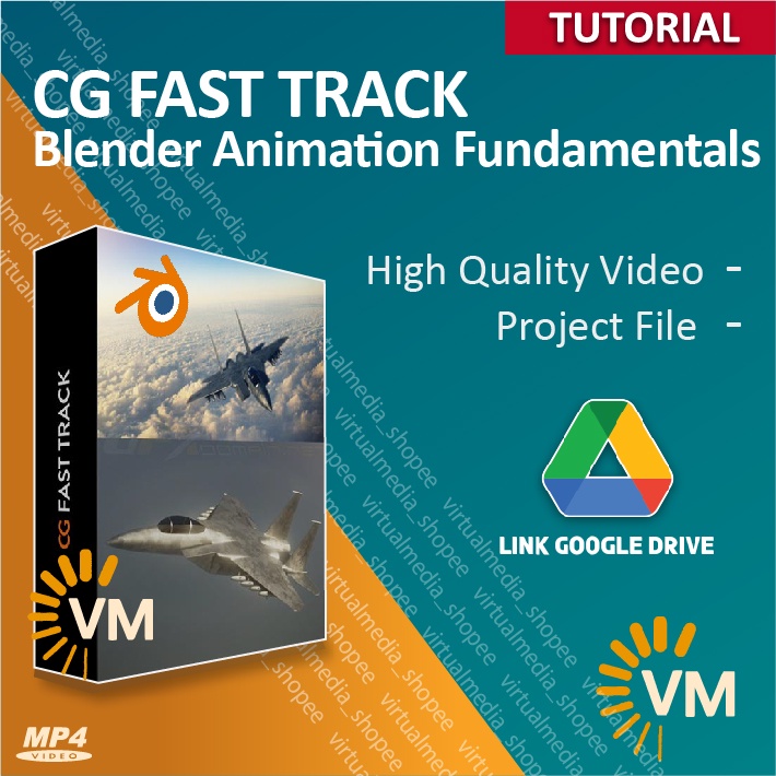 CG FAST TRACK – BLENDER ANIMATION FUNDAMENTALS | DVD DASAR TUTORIAL  BELAJAR ANIMATION BLENDER 3D