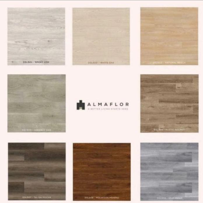 Obat Anti Rayap - Almaflor Duora Essential Spc Vinyl Lantai Klik /Anti Rayap/Tahan Air