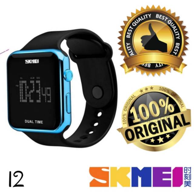 Jam Skmei Original Jam Tangan Skmei Pria Wanita Skmei LED Digital Watch Simple Skmei Anti Air 1271