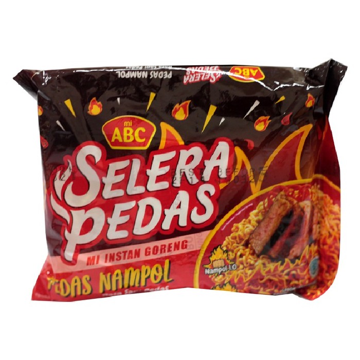 [HALAL] ABC Selera Pedas Mi Instan Goreng Pedas Nampol Rasa Sapi Pedas 70gr