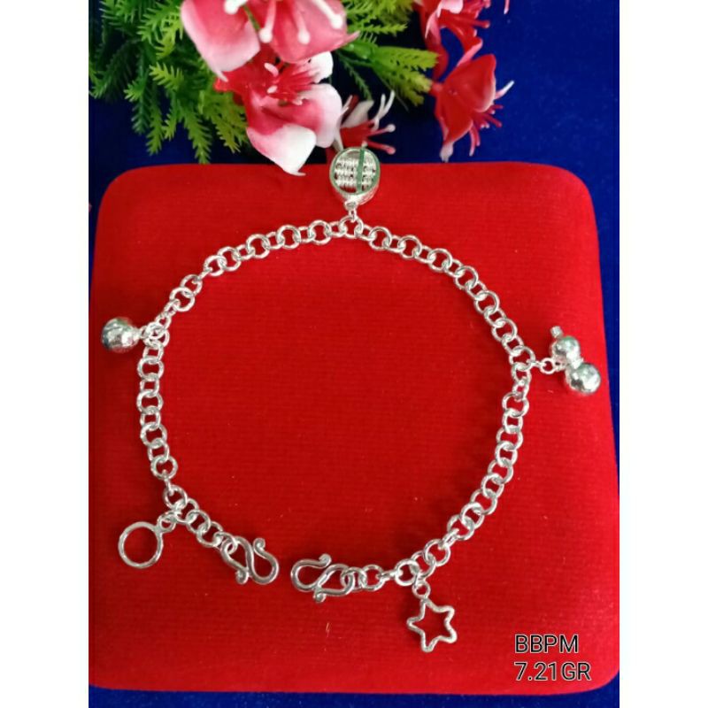 Gelang kaki perak anak