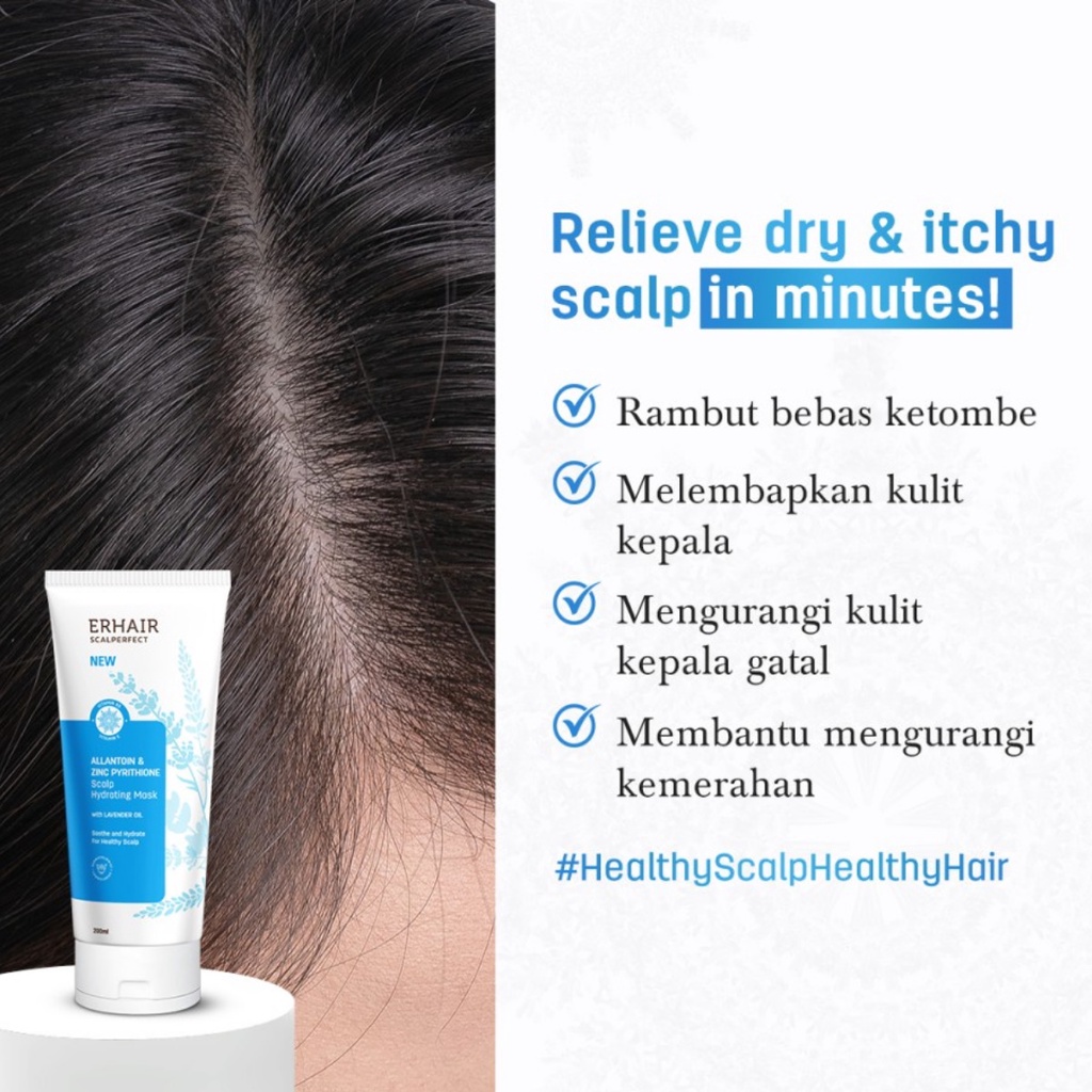 ERHAIR Scalperfect Anti Dandruff Series | Shampoo | Hair Serum | Exfoliating Gel | Hydrating Mask | Dry Shampoo