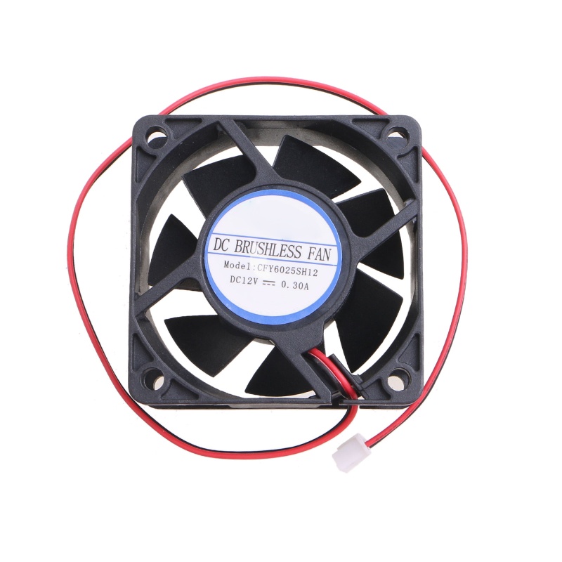 Vivi Kipas Pendingin Silent 3kabel Lead Server Inverter Pc CPU Untuk Case Untuk Casing Komputer Dan Pendingin CPU 12v Untuk dc 60mm 6