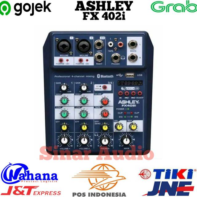 Mixer ASHLEY FX 402i#mixer ashley Original 4 Channel Bluetooth