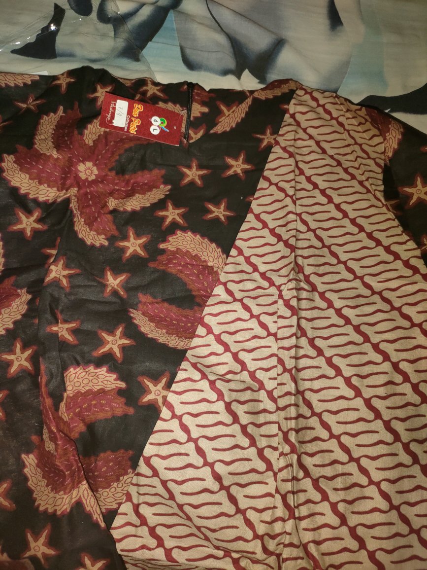 Blouse Batik Modern  | Atasan Batik Wanita | Free Maskar | Size S-m-l-xl-xxl-3l-4l-5l