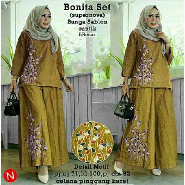 BONITA SET XL BANYAK WARNA