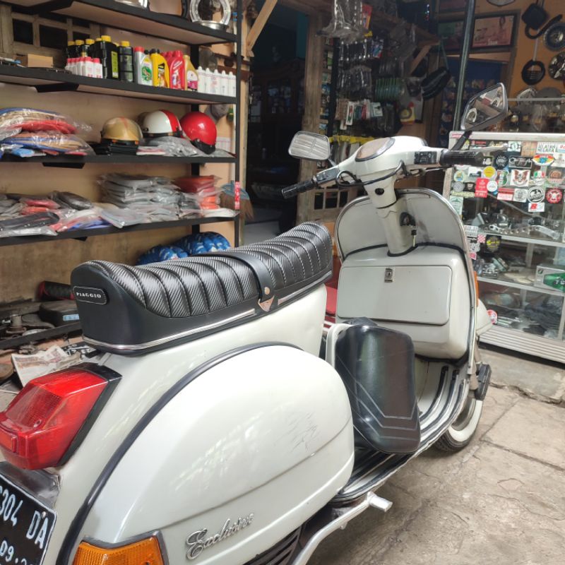 JOK CARBON VESPA JOK TIMBUL VESPA MOTIF CARBON CLASS PREMIUM JOK PANJANG VESPA