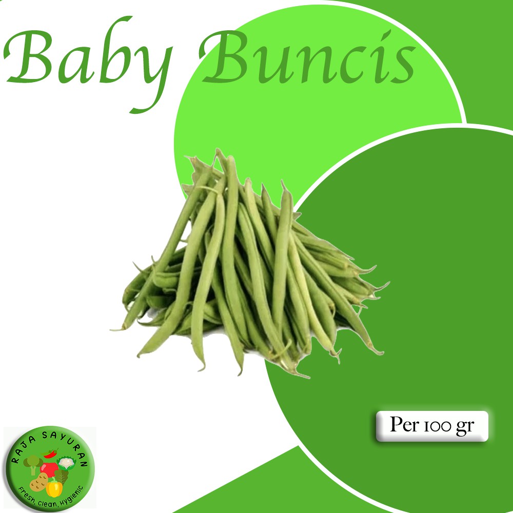 

SAYURAN SEGAR BUNCIS FRESH / BABY BUNCIS MURAH - RAJA SAYURAN