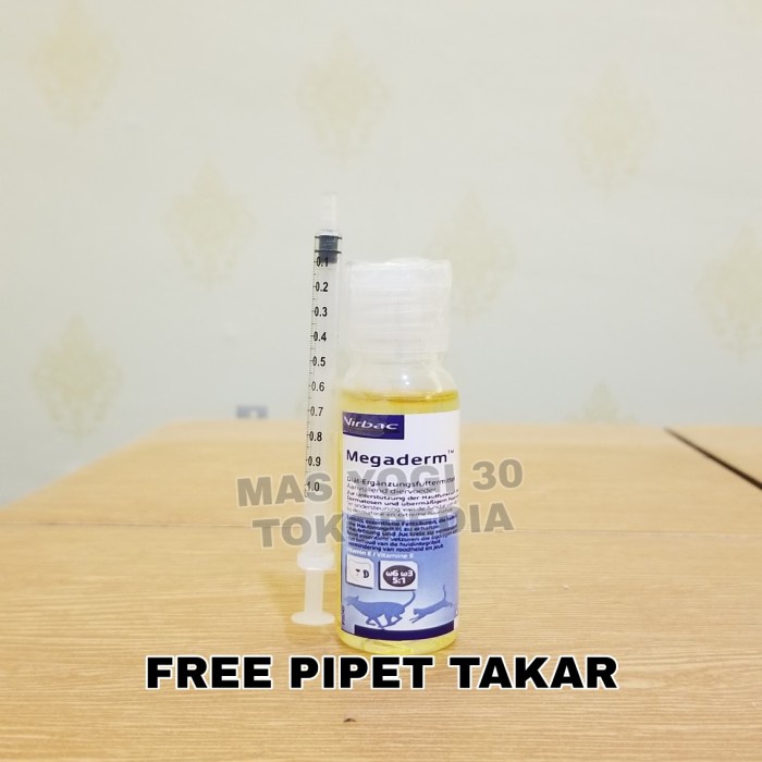 ds014f Megaderm Virbac Vitamin Bulu Kucing Dan Anjing Repack 50Ml Xsd20C1