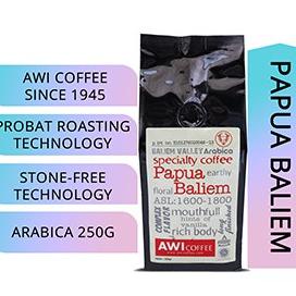 

[ COD ] Awi Coffee Papua Baliem 250Gr Biji/Beans PRODUK TERBATAS Kode 551