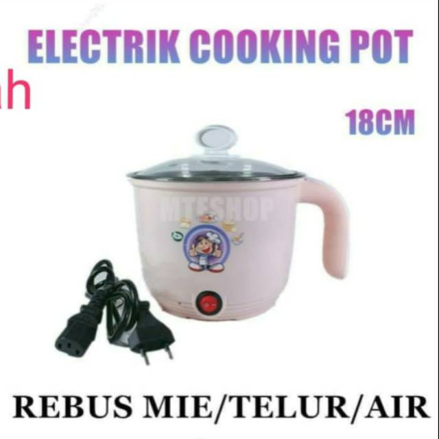 panci elektrik multifungsi / mug elektrik multifungsi /cooking pot 18cm